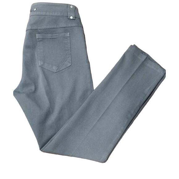 Morrissey Low Rise Pants with Slightly Tapered Ankle, Gray, Size 4 - Picture 6 of 6